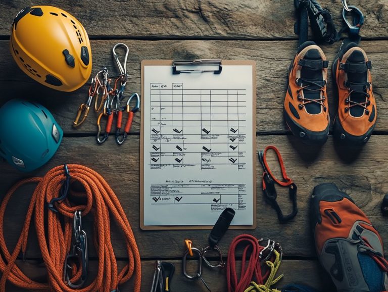 Climbing Gear Safety Checklist