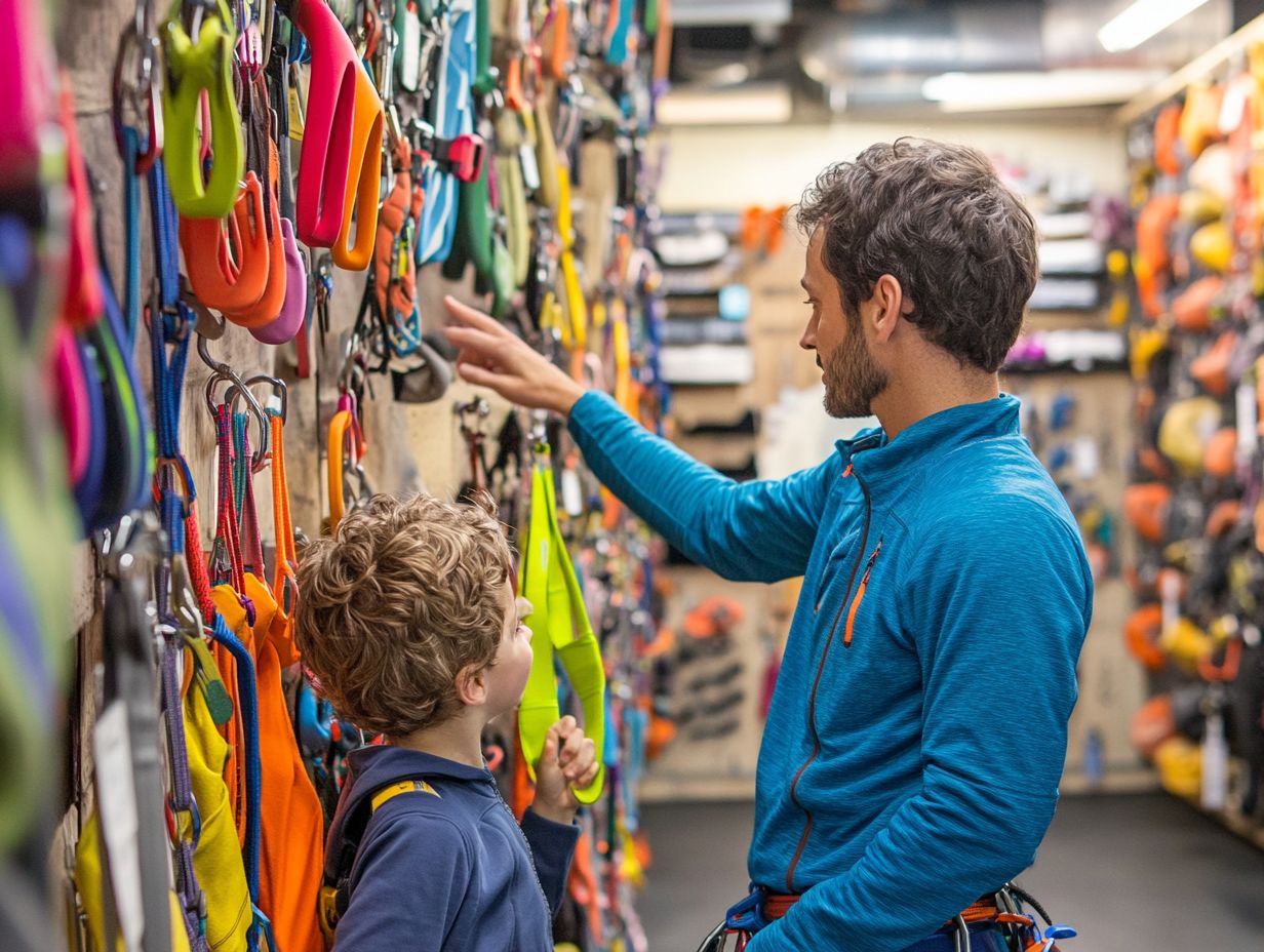 An overview of frequently asked questions about climbing gear for kids