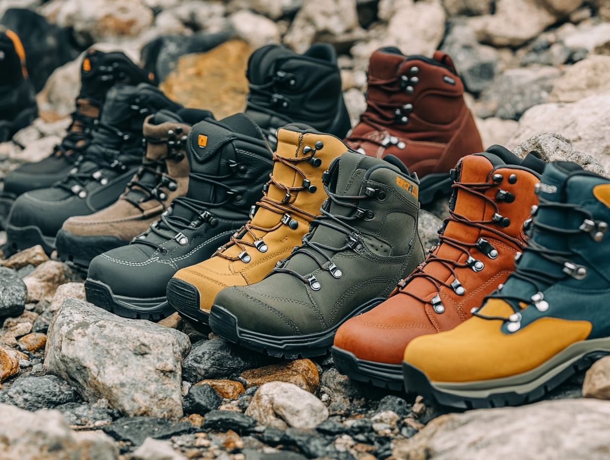 Infographic on tips for comfort and longevity of outdoor boots