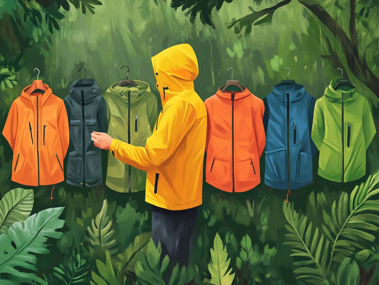 Image showing frequently asked questions about outdoor clothing.