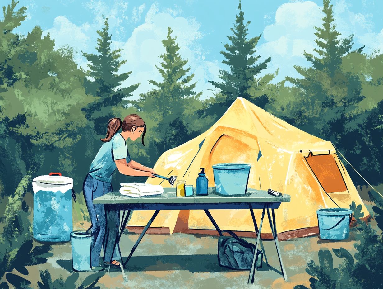 Cleaning Different Types of Camping Equipment