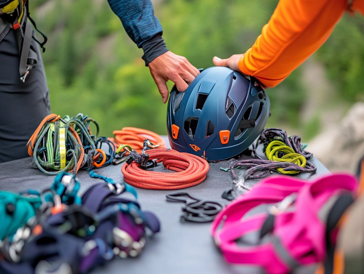 Illustration of proper cleaning and storage techniques for gear maintenance