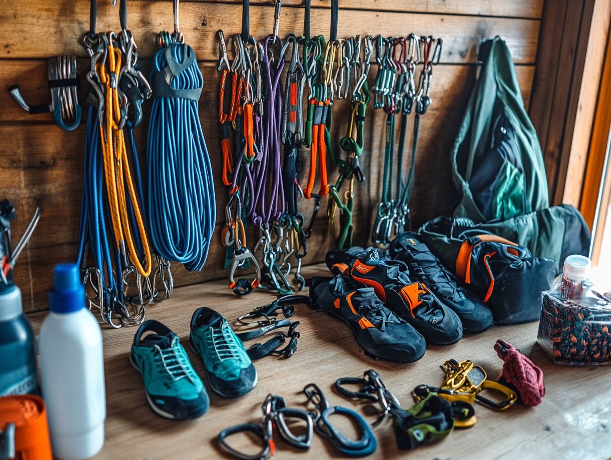 Cleaning and Care for Climbing Gear