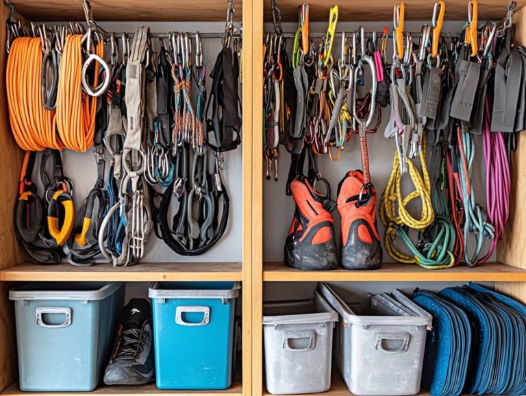 How to Organize Your Climbing Gear