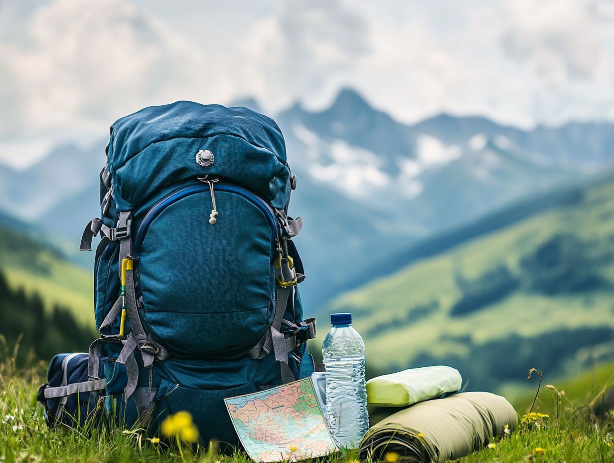 Visual guide to essential outdoor packing tips