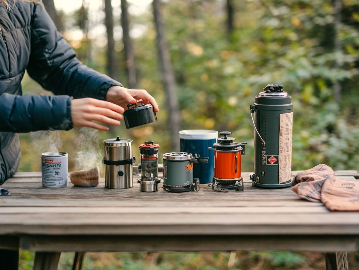 Choosing the best camping stove for your outdoor adventures.