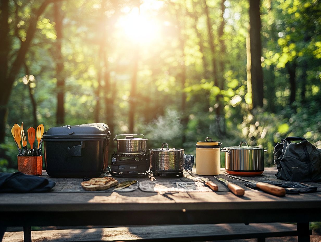 Cleaning and Maintaining Cooking Accessories While Camping