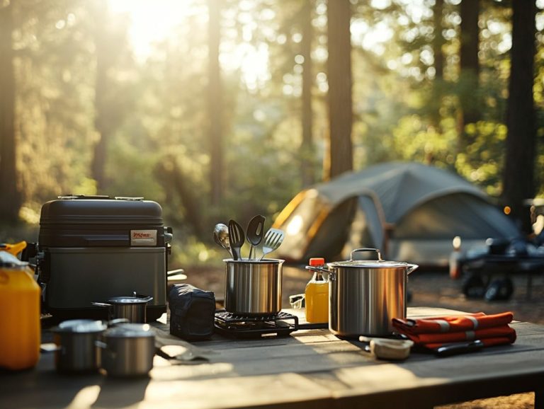 How to Pick the Right Cooking Accessories for Camping