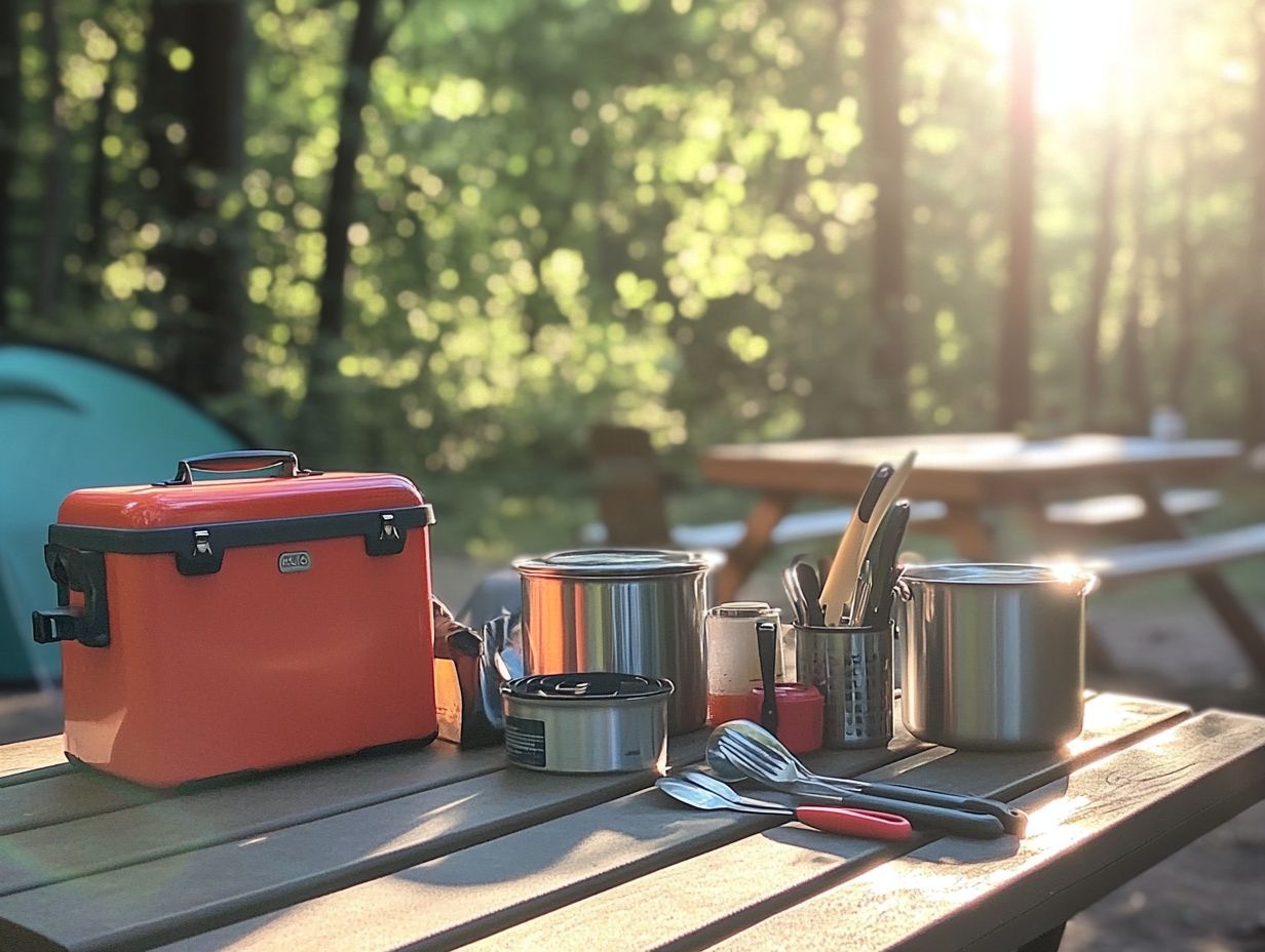 How do I choose the right size cookware set for camping?