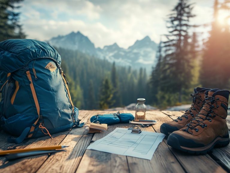 How to Plan an Outdoor Gear Checklist?