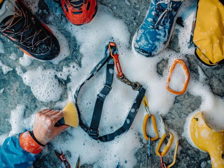 How to Properly Clean Your Climbing Gear