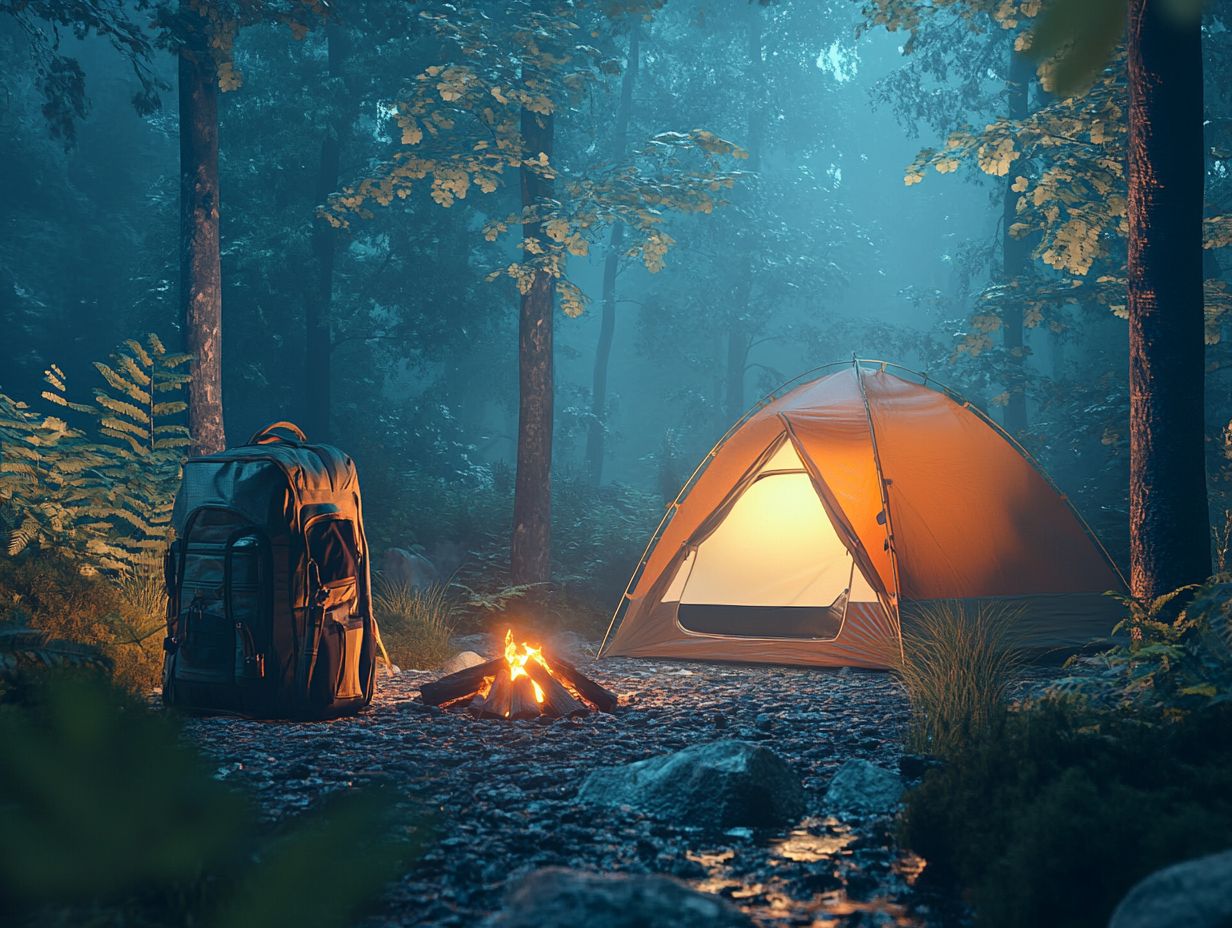 A guide on how to secure your camping gear effectively.