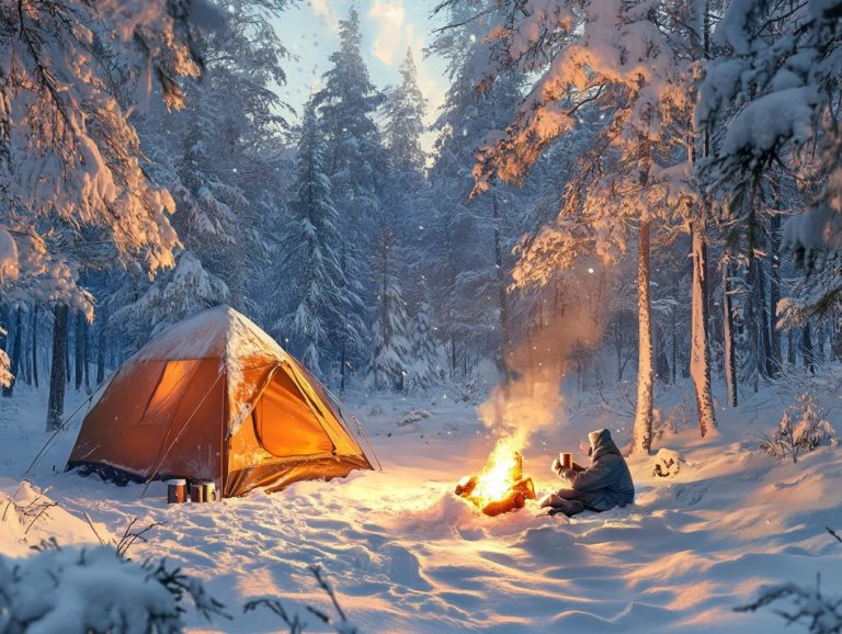 How to Stay Warm While Camping in Cold Weather