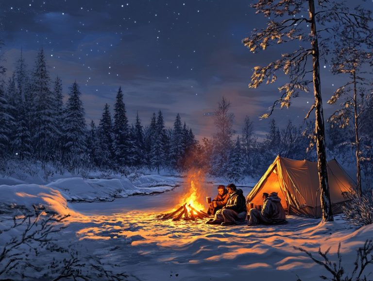 How to Stay Warm While Camping in Cold Weather?