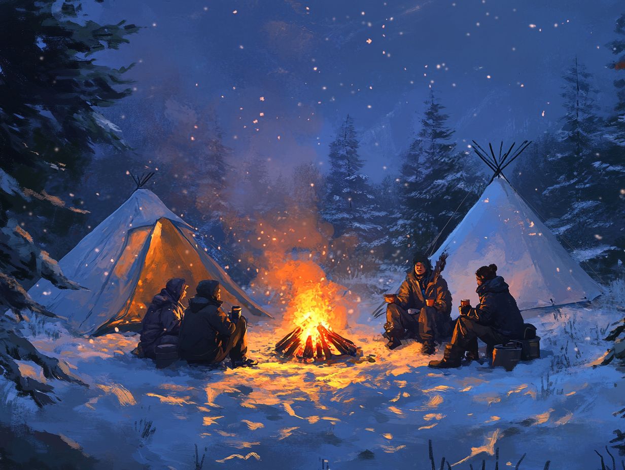 Tips for a Cozy Night's Sleep While Camping in Winter