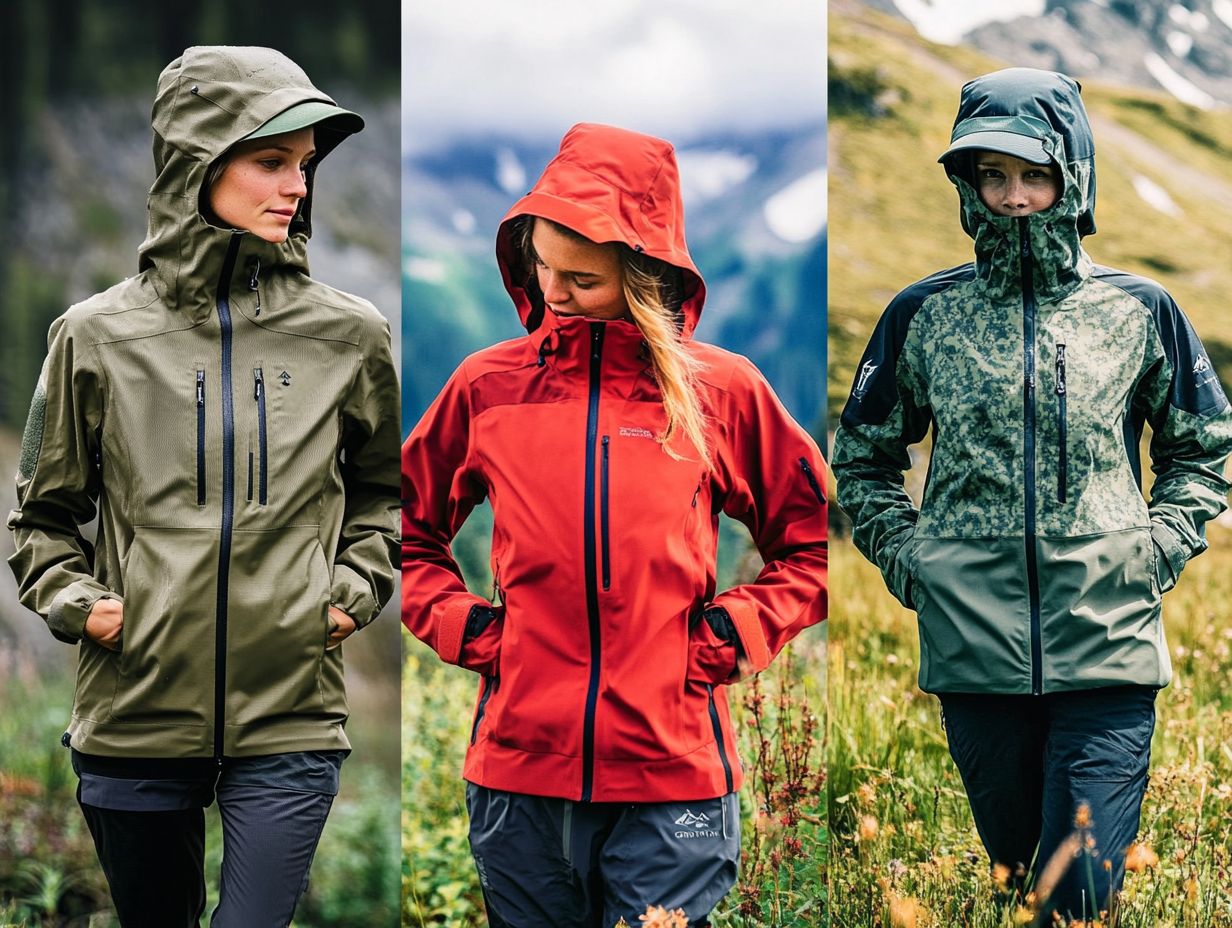 Materials used in Outdoor Jackets