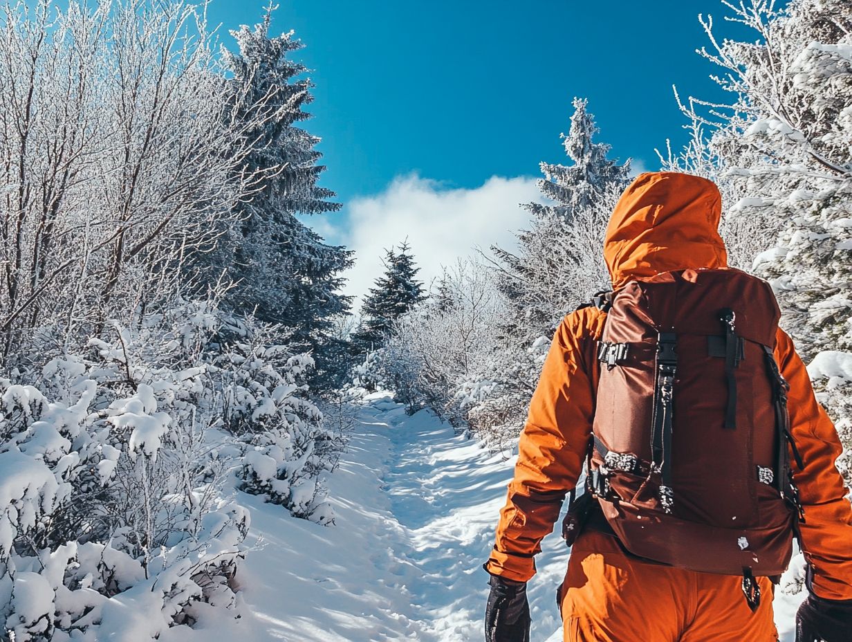 Visual Guide: Effective Tips for Choosing and Packing Layers for Winter Hiking