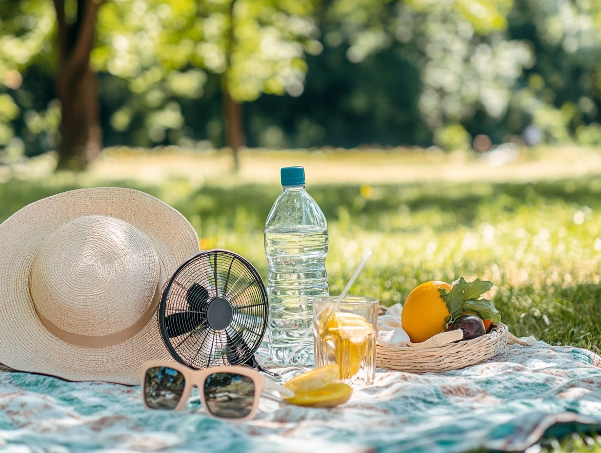 Hydration packs help keep you cool