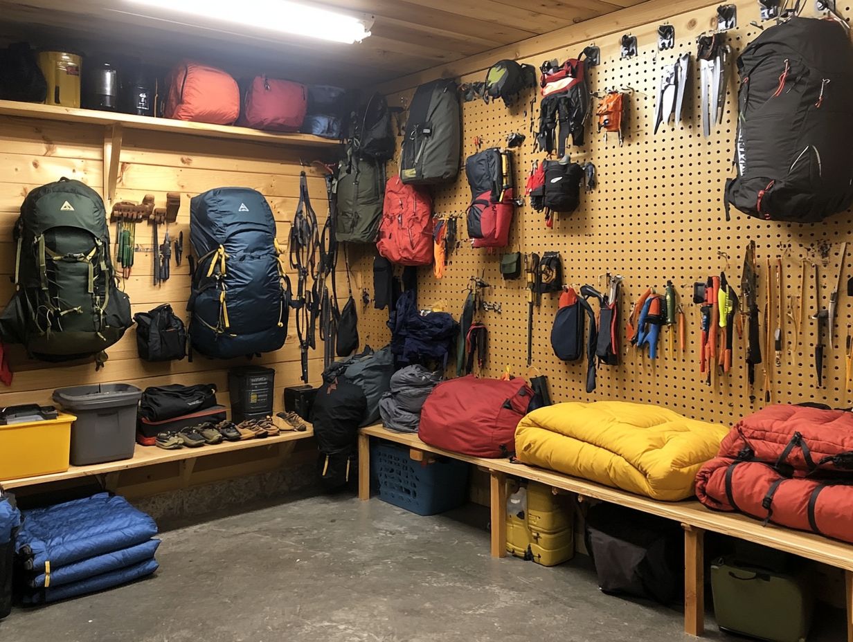 Essential Tips for Storing Outdoor Gear and Accessories