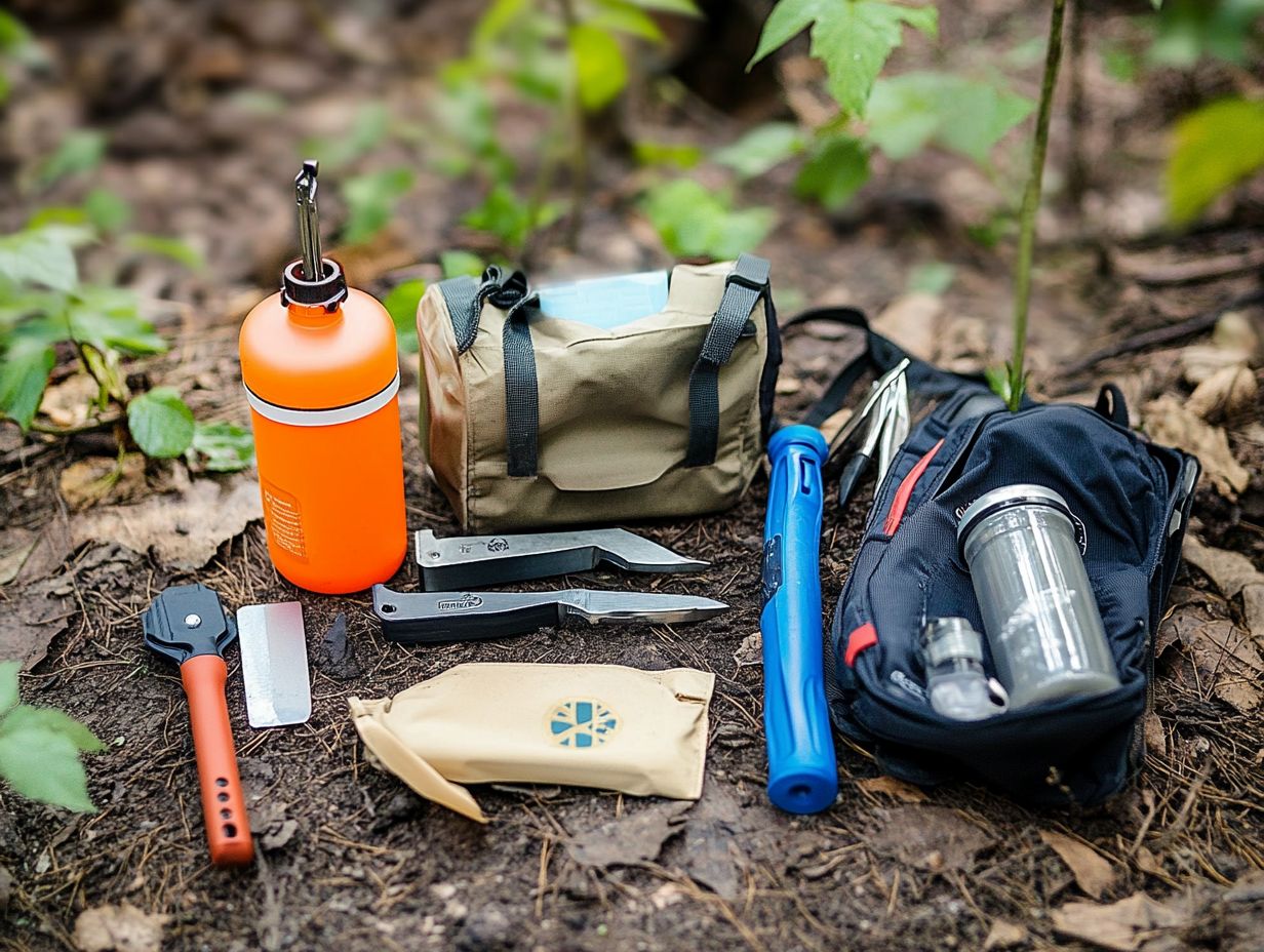 Variety of entertainment and comfort items for outdoor adventures