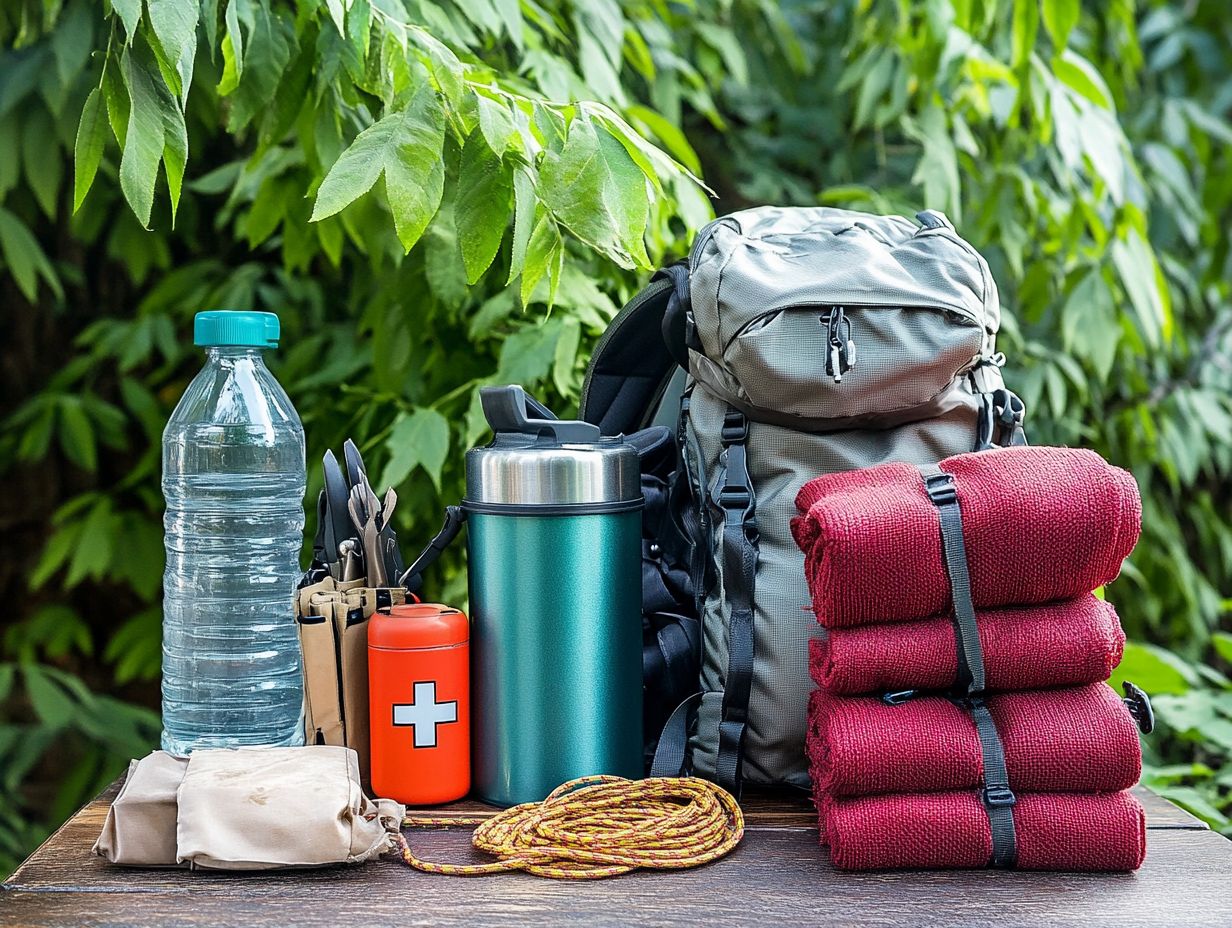 What is survival gear for long-term outdoor living?