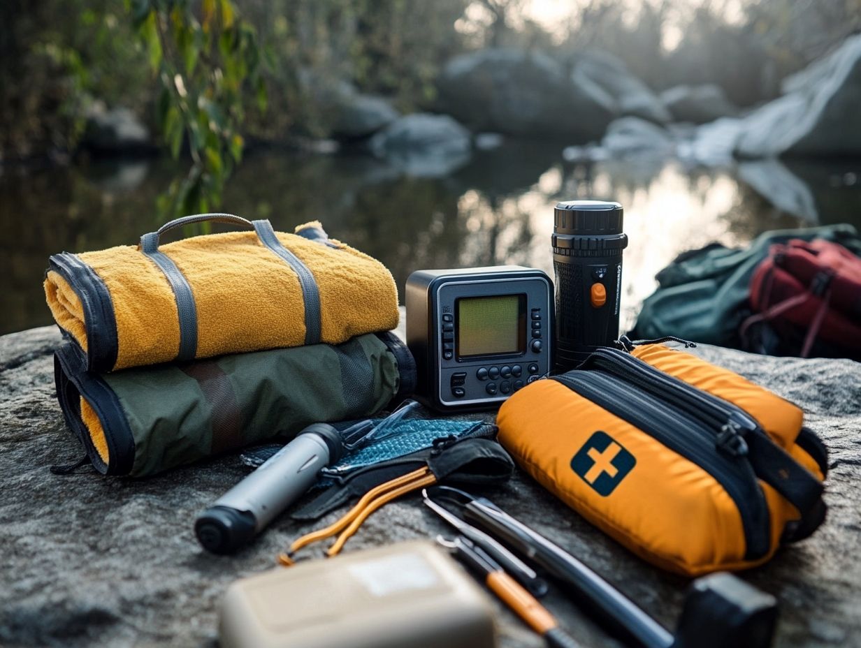 Image depicting survival gear for natural disasters