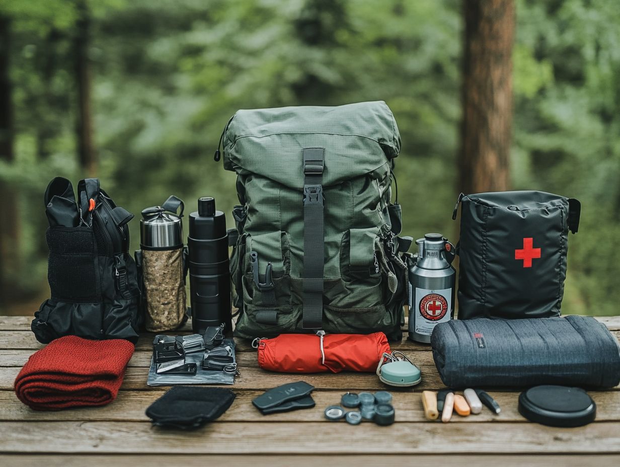 Essential survival gear for remote camping