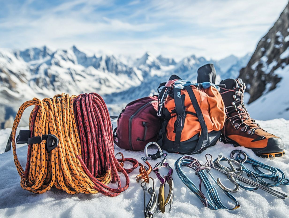 Climbing helmet for safety in the Canadian Rockies