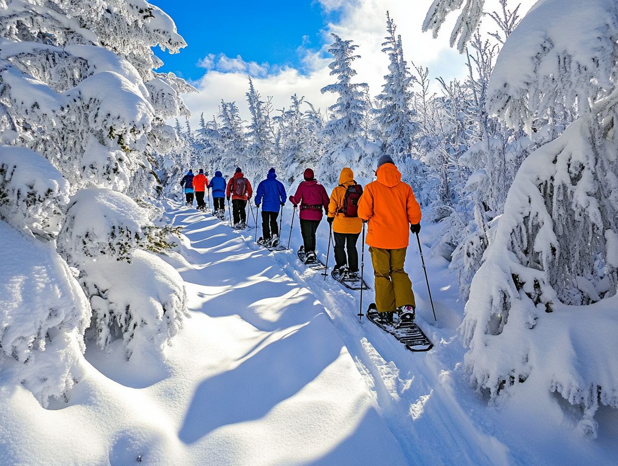 Warm Hat and Gloves for Winter Hiking