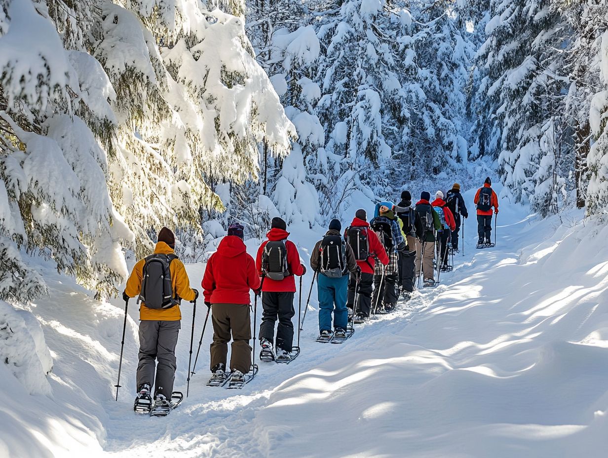 Image of a whistle used for emergency signaling during winter hiking