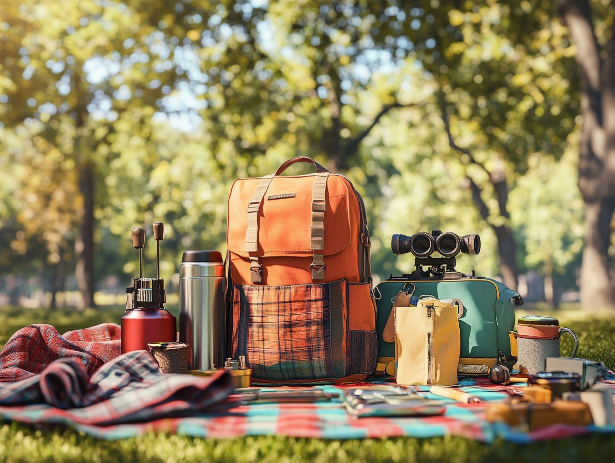 Must-have outdoor accessories for a camping trip