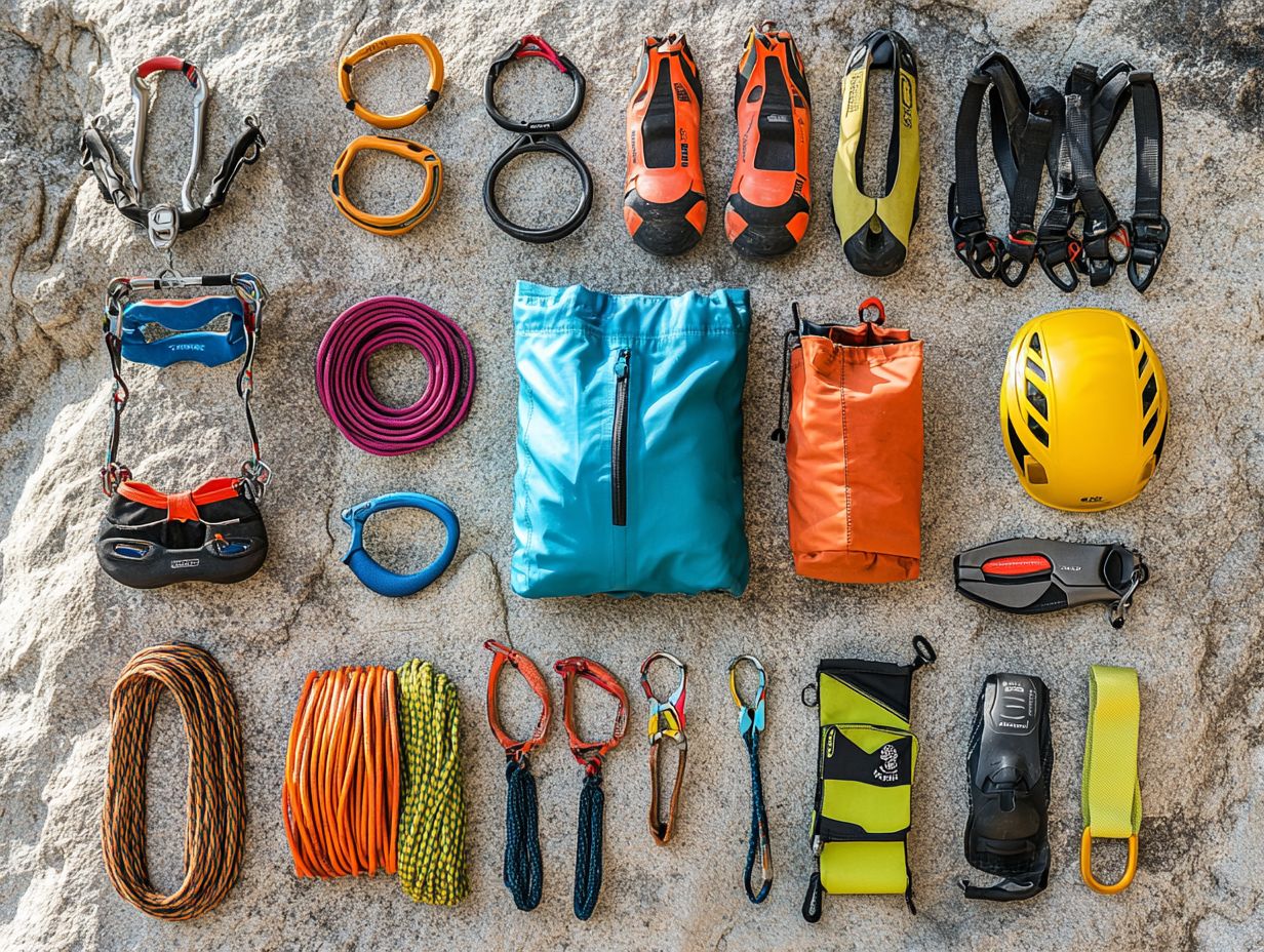 Summary of Essential Climbing Gear Accessories