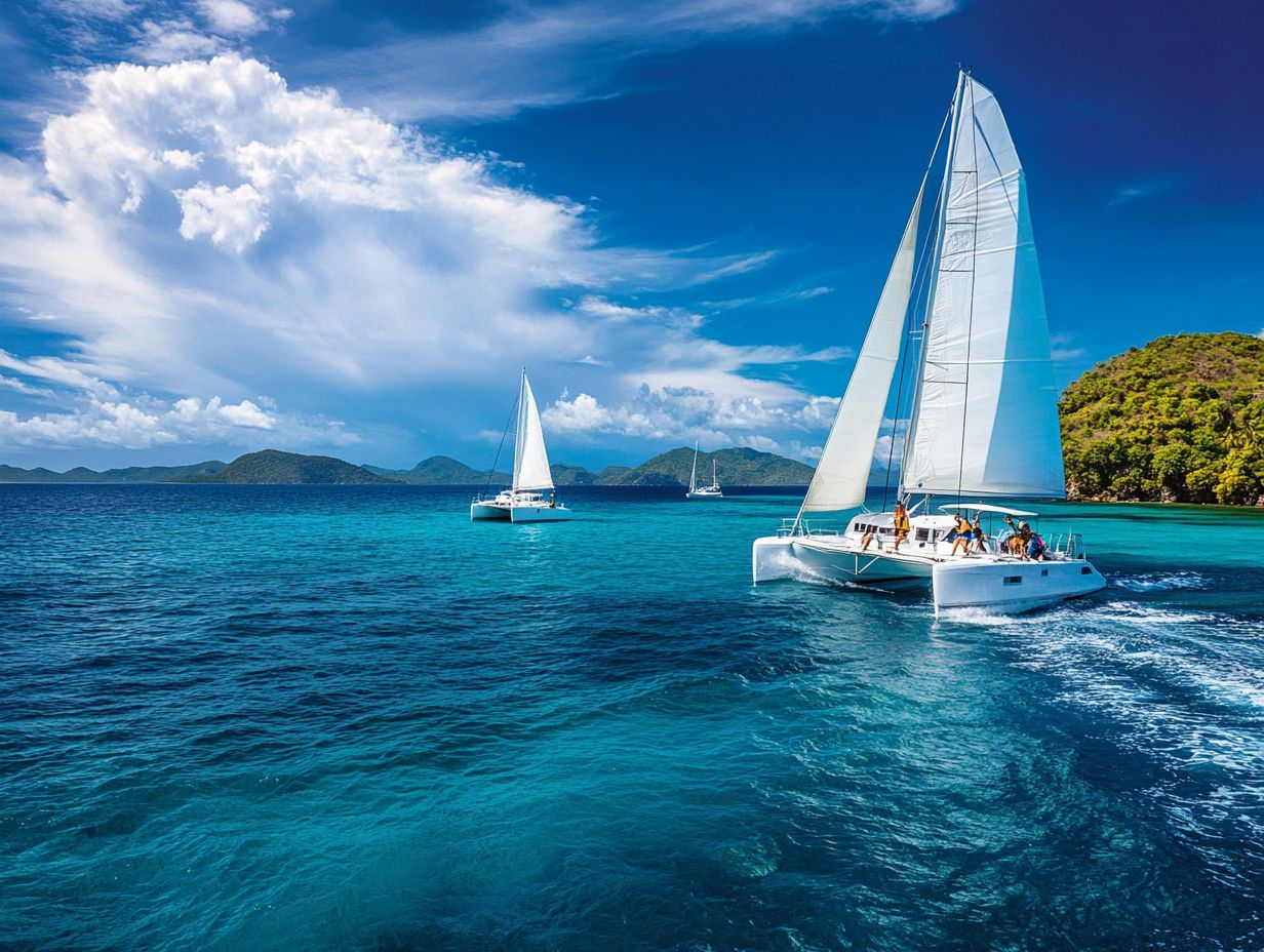 Image showing the top 5 sailing courses in the Caribbean.