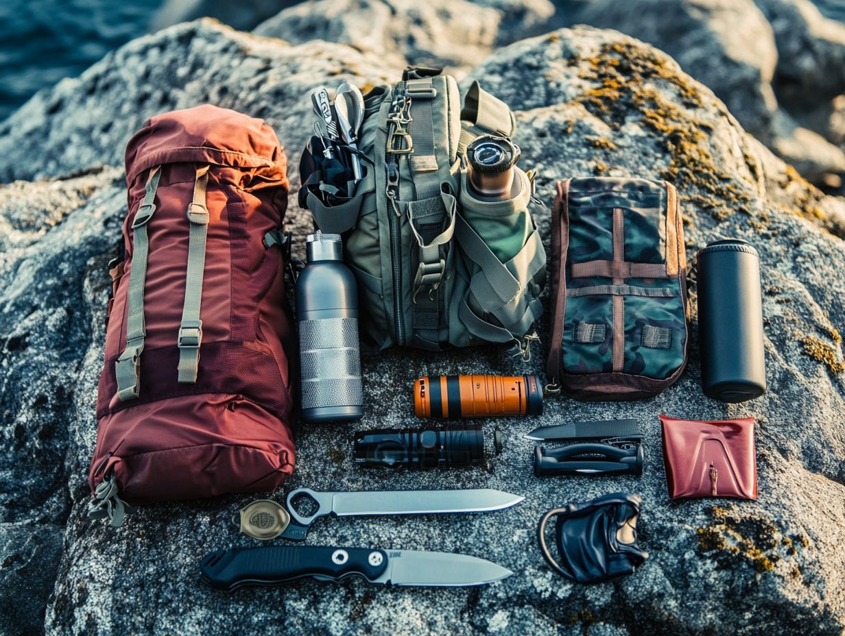 A versatile multi-tool kit essential for outdoor survival