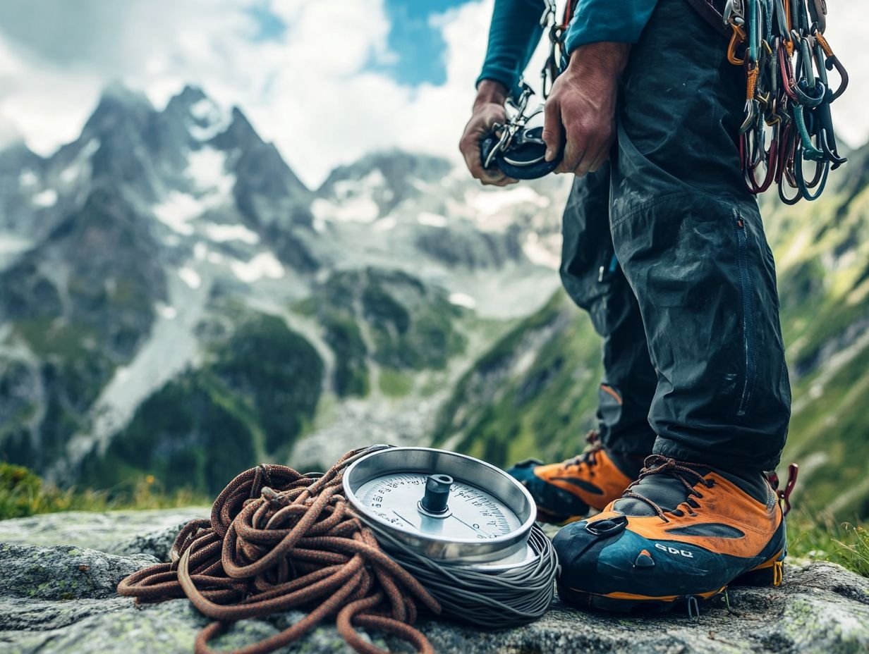 Types of Climbing Gear with Weight Limits