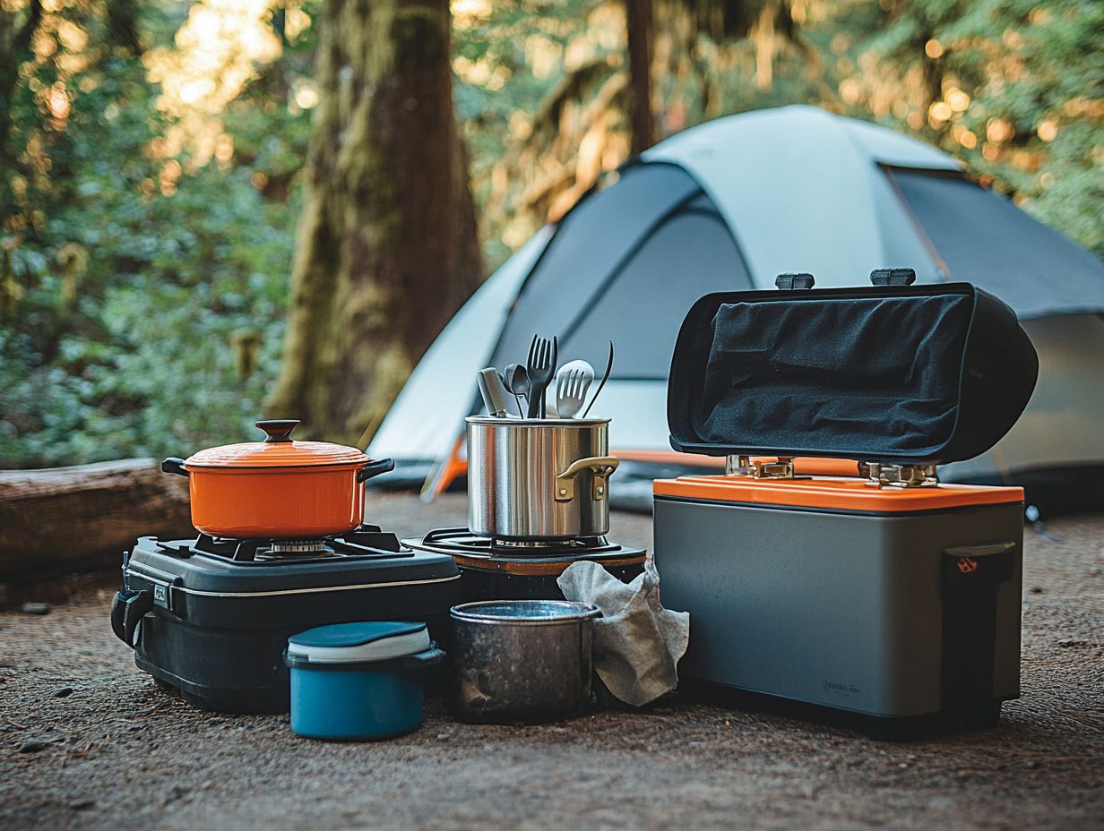 Essential Hand Sanitizer and Soap for Camping