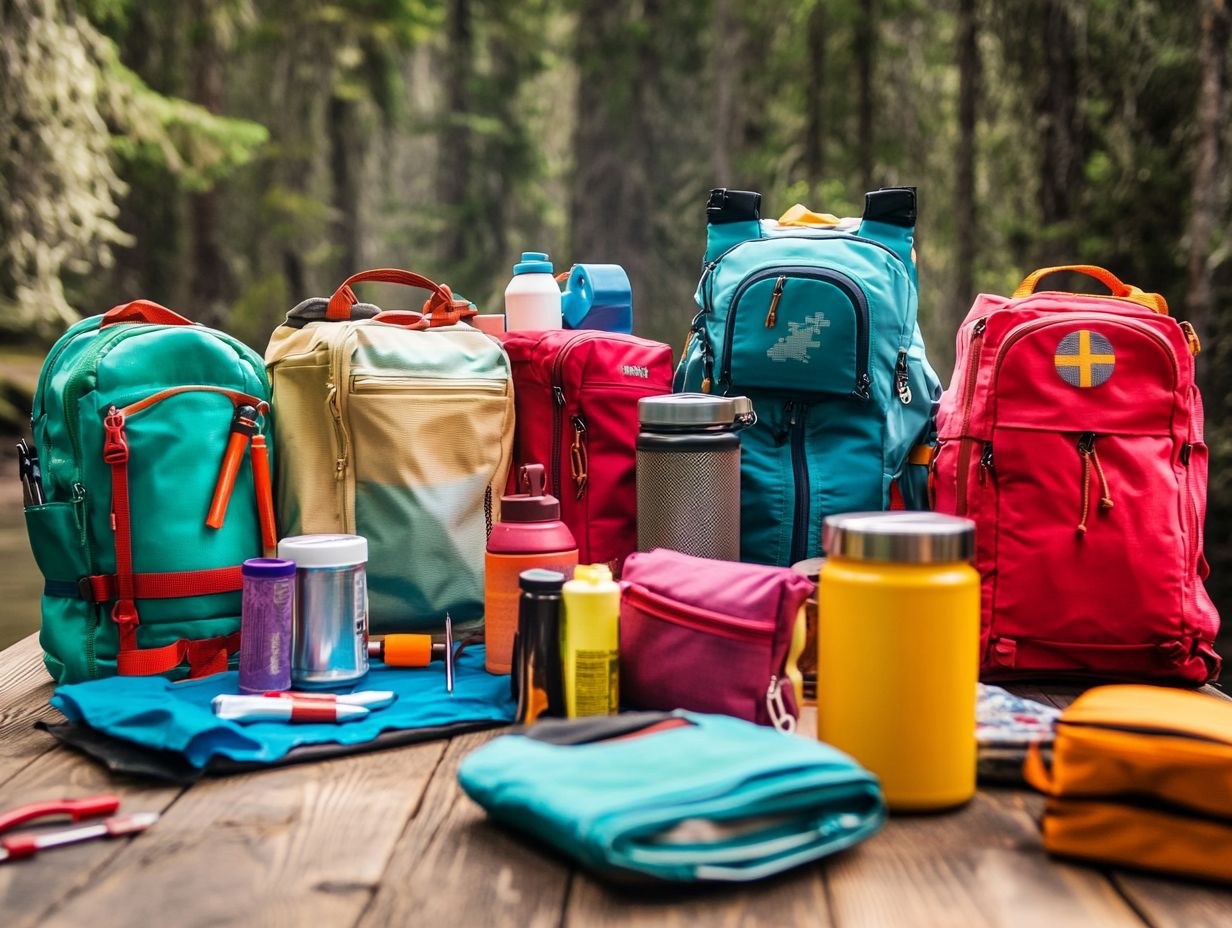 Image depicting various survival kits