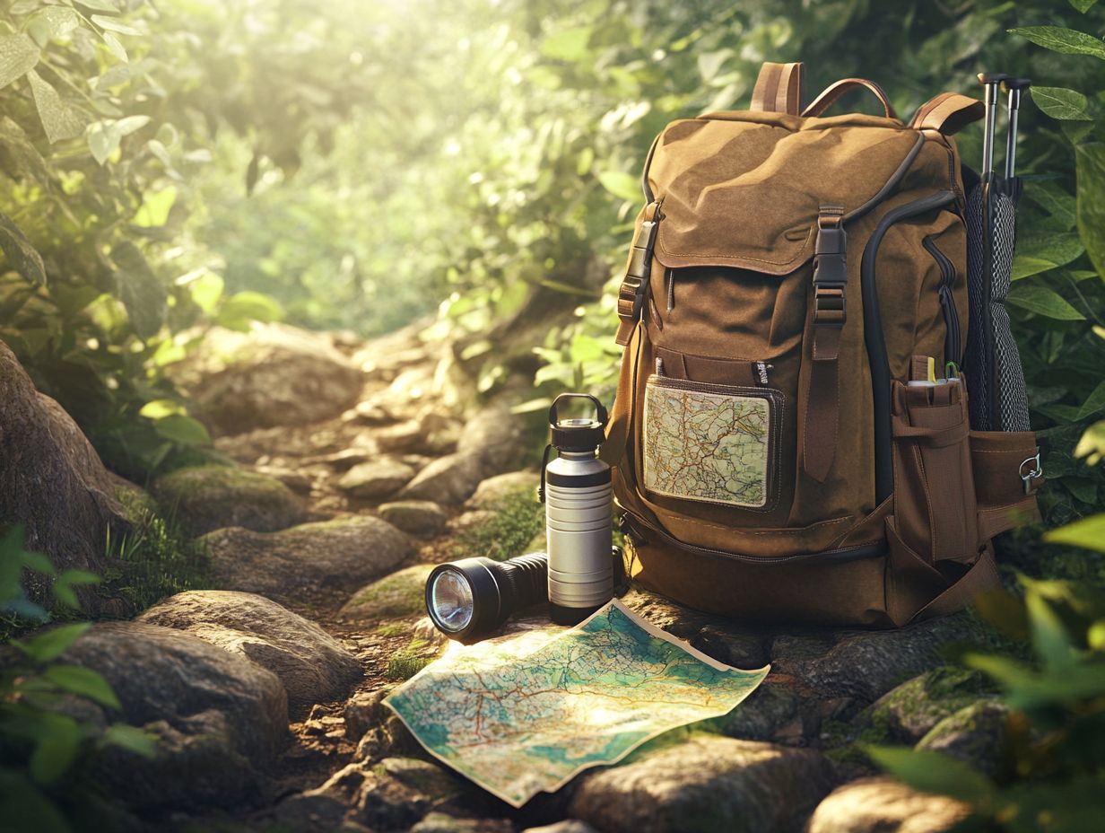 Image of proper footwear for hiking