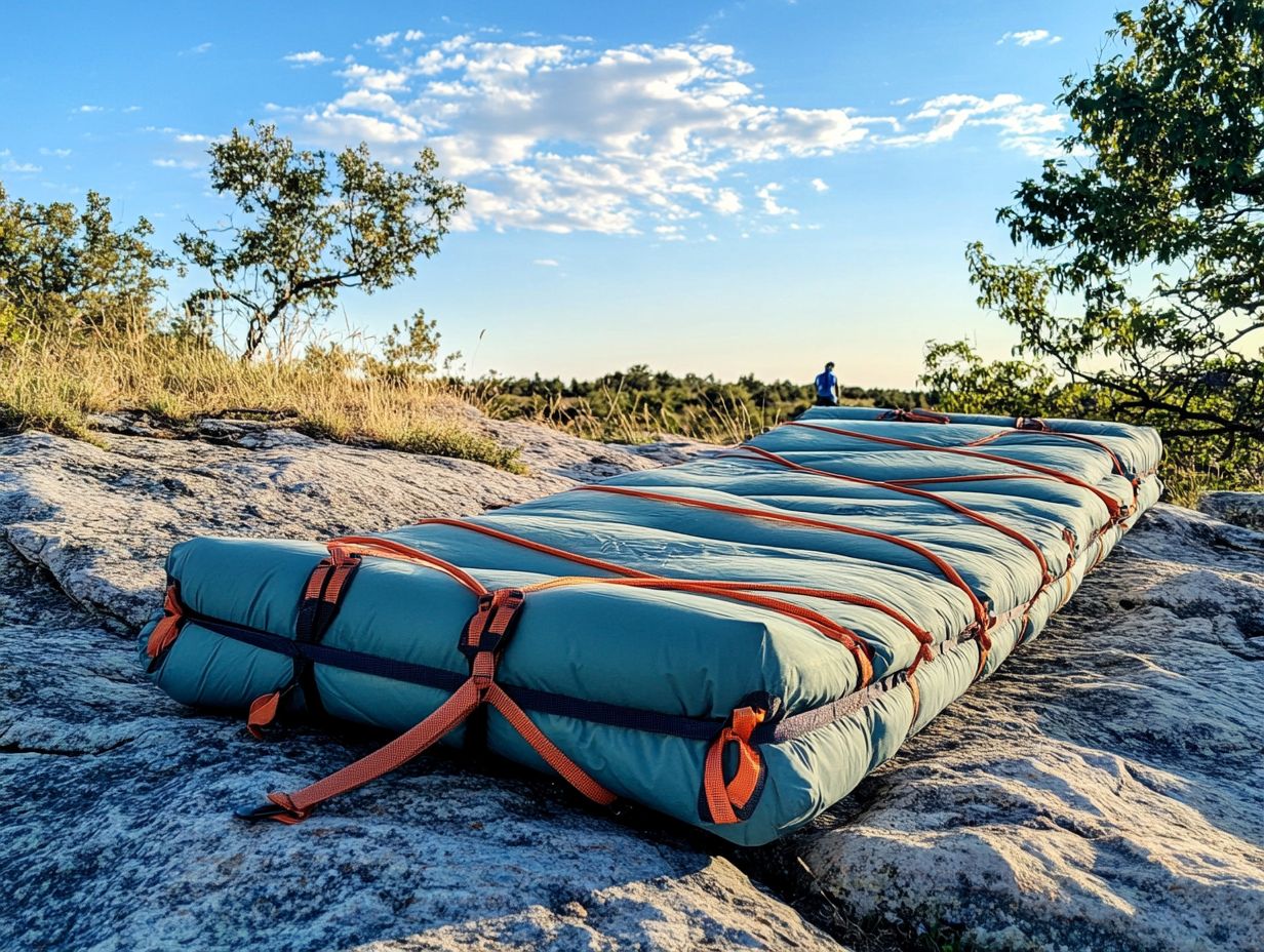 A climber selecting the right crash pad for safety