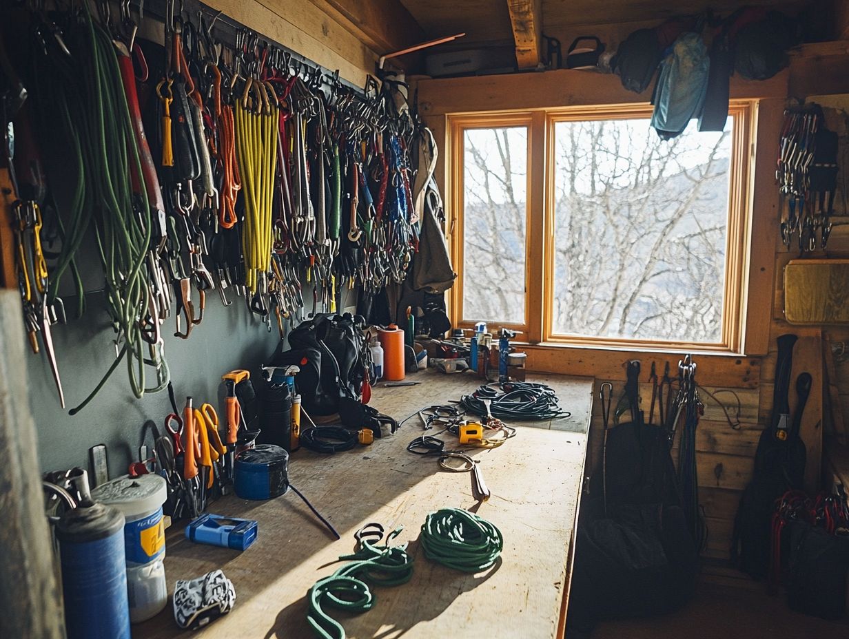 Cleaning and Care for Climbing Gear