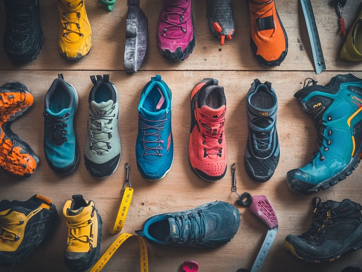 Discover key factors for choosing climbing shoes that enhance comfort and performance