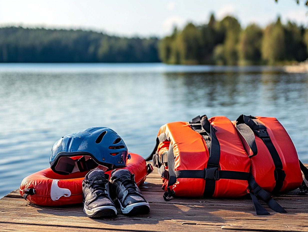 Explore the essential safety gear for exciting water sports